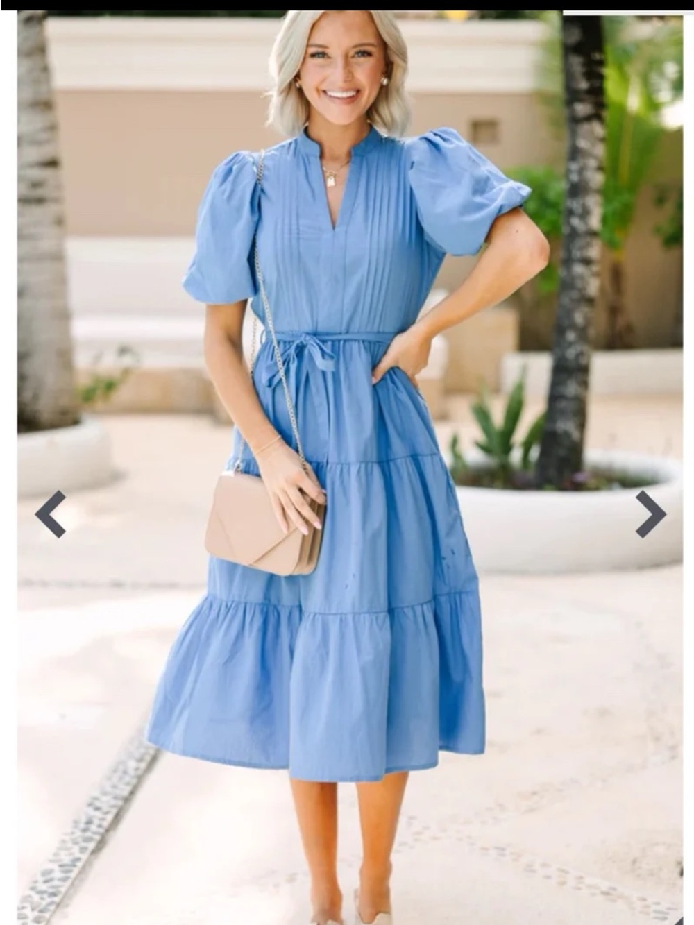 Pinch: On Our Mind Blue Midi Dress size XL - Picture 5 of 12